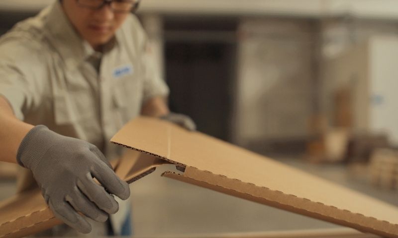 Matériaux d'emballage en carton ondulé