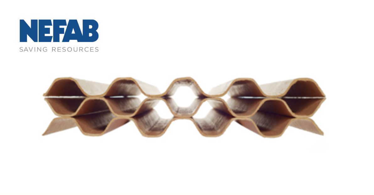 FiberFlute es un material de amortiguación a base de papel que sustituye a la espuma de PE.