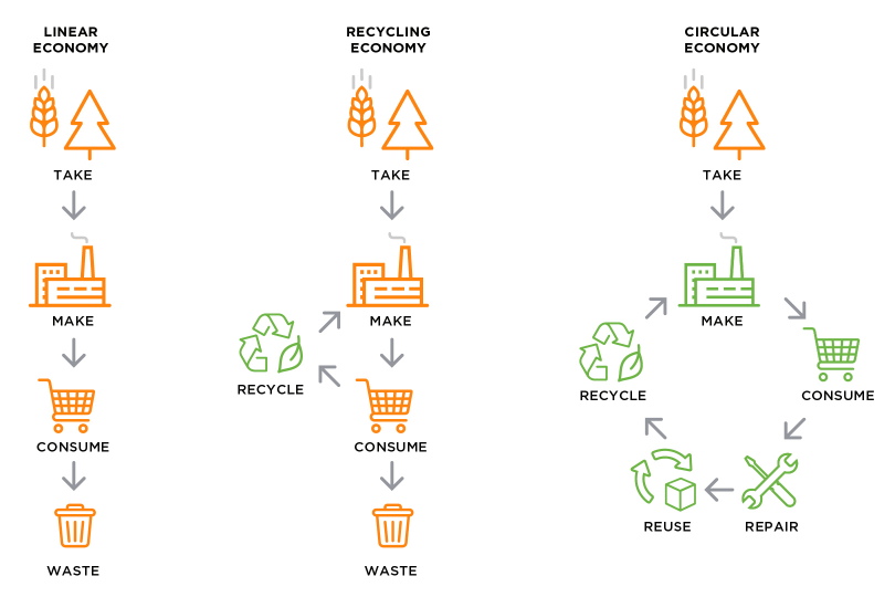 The concept of circular economy is gaining in popularity, as a natural and logical step to eliminate packaging waste and pollution.