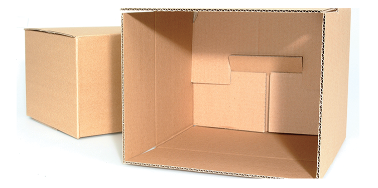 Caisses en carton ondulé, Emballages export